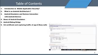 Mobile Application Security and Penetration Testing - learn Network & Security