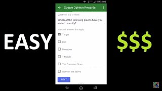 How to Make Money on Android Quick and Fast (Google Opinion Rewards App) screenshot 1
