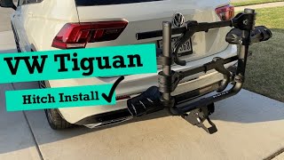 VW Tiguan Hitch Install 20182022 SEL Premium R Line Curt 12177 Trailer Hitch Installation