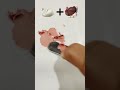 clay mixing WHITE & BROWN #orginal #fruit #trending #art #clayart #relaxing #satisfying
