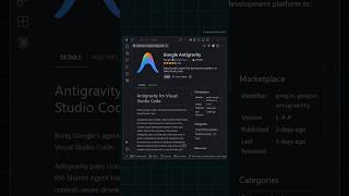 Google Antigravity in VS Code: Use Gemini, Claude & GPT-OSS 🤯#shorts