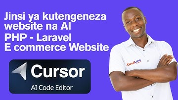 Jinsi ya kucode na AI, E-commerce website na PHP-Laravel, Cursor, GPT, Deepseek, Claude Figma 2025