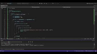 5) Part #1.) Pythagorean Triplets - C#