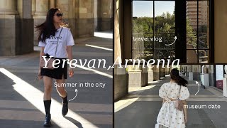 Armenia Vlog 🇦🇲 Museum🗝️ What to do in Yerevan ☀️ Summer in Armenia☁️ Walk around the City🥂