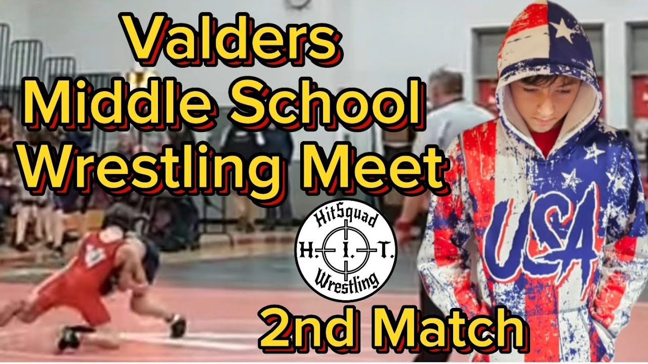 Valders Middle School Wrestling Meet (2nd Match) YouTube