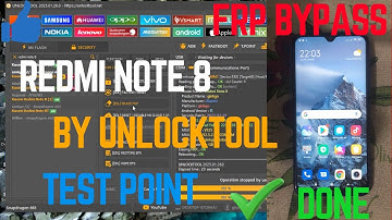 FRP BYPASS REDMI NOTE 8 BY UNLOCKTOOL DONE