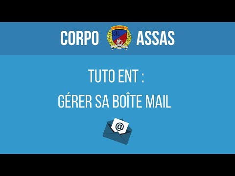 Tuto ENT - Rediriger les mails de son adresse mail étudiante sur son adresse mail classique