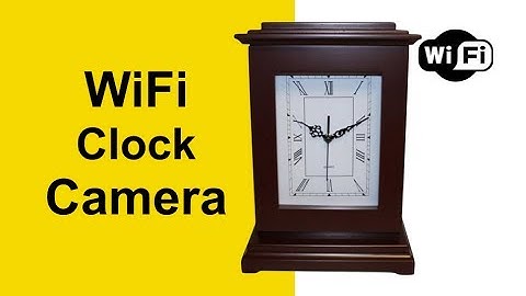 Clock Camera WiFi (FREE 32GB Memory Card) WiFi Hidden Clock Camera