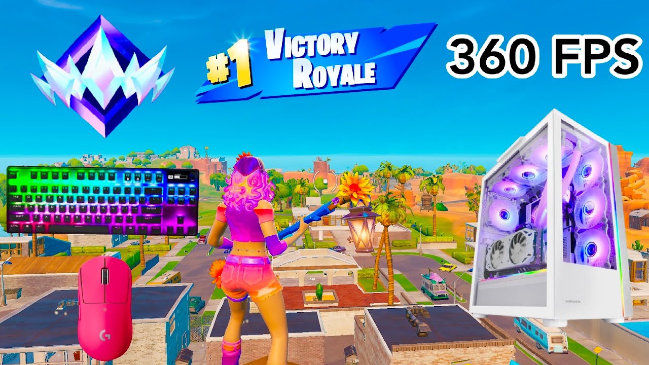 Fortnite Unreal Ranked Reload On PC | Keyboard & Mouse Gameplay | 360 FPS | 4K