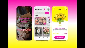 Flower shop app in Figma. Flower shop app. UI/UX Design. Figma. #uidesign #figmadesign #uiuxdesign
