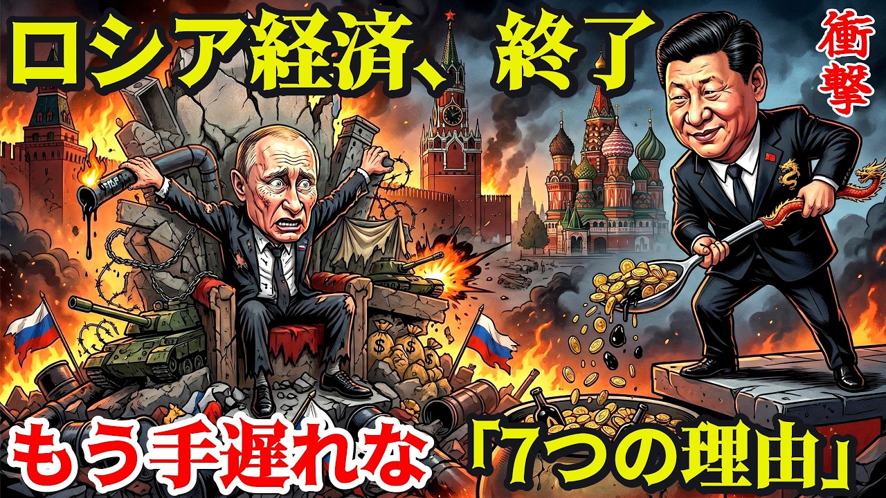 【自滅する大国】ロシア経済はなぜ終わったのか？国家を食いつぶす「7段階の崩壊」