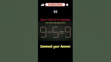 Match stick puzzle | Puzzles with Answer | #shorts #puzzles #riddles 9-5=9