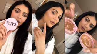 Kylie Jenner Shows New Kylie Cosmetics Products screenshot 1