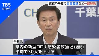 東京や千葉で自粛要請など一部解除、新型コロナやや減少のなか・・・