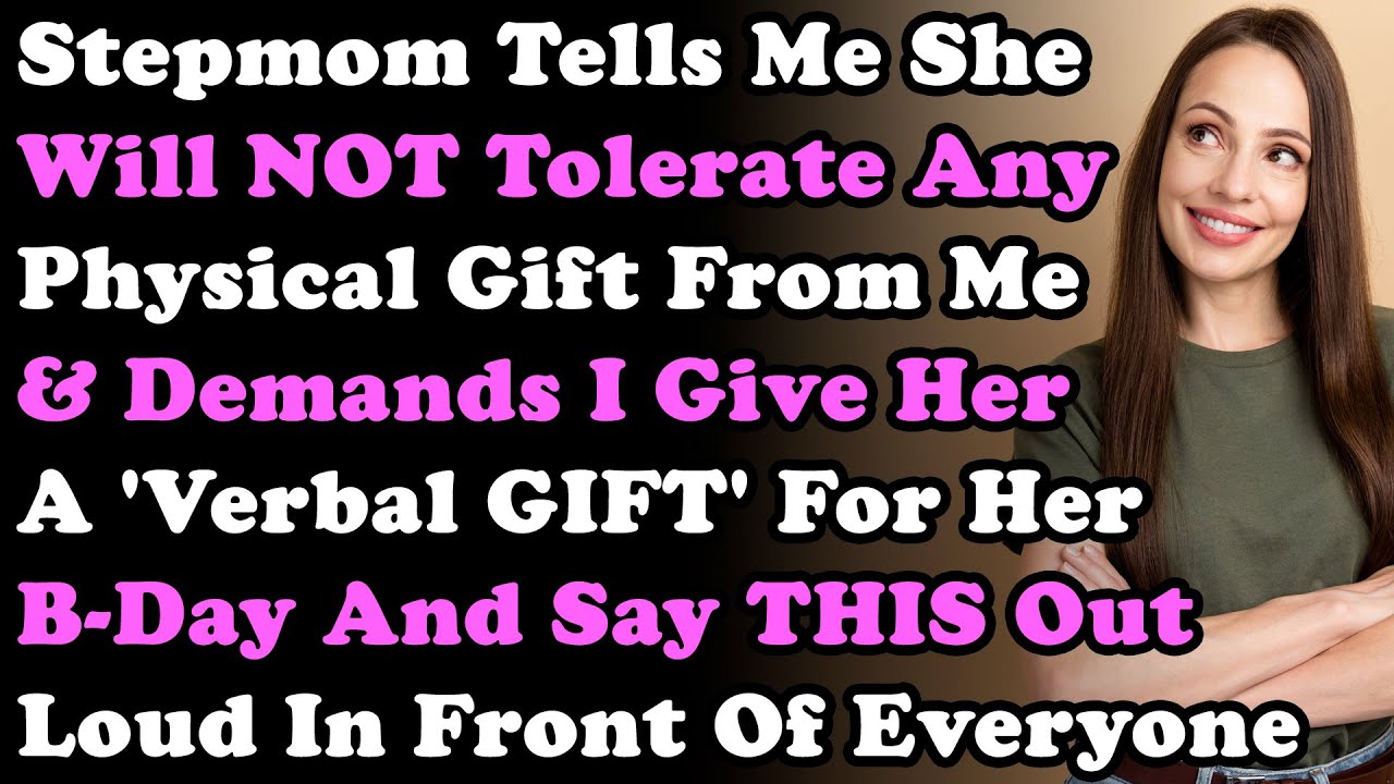 Мачеха требует, чтобы я сделал ей «устный ПОДАРОК» на ее день рождения и сказал ЭТО громко перед ...