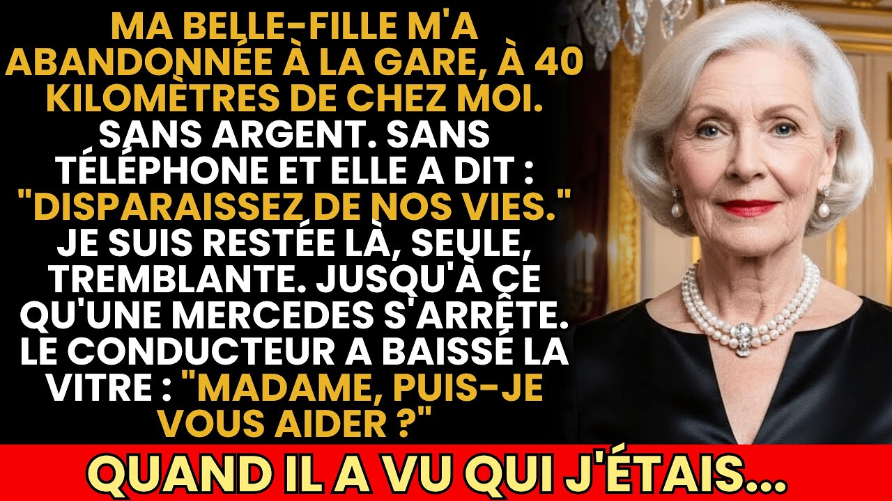 Abandonnée Par Ma Bru: "Disparais De Nos Vies"…Une Mercedes S'arrêta. Quand Il Découvrit Qui J'étais