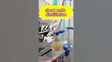 Short path distillation