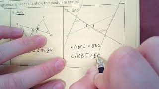 Geo U3AD3 Congruent Triangles notes video video 2