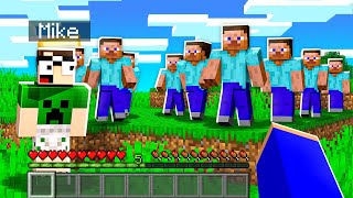 como seria se HUMANOS existissem no Minecraft?! ‍‍‍