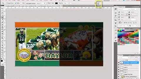 Using One Photo Across Two Pages in Photoshop and PSE