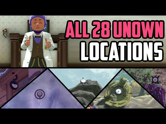 Unown Locations - Pokémon Legends: Arceus