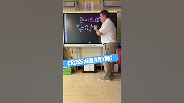 How to Cross Multiply!