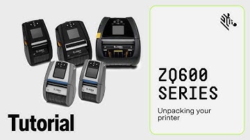 Zebra ZQ600 Series How To: Unpack your Printer