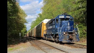 [4K] Pan Am Railways GP40 #381 on Local FI-1 - Awesome RS5T + More! [5-21-19]