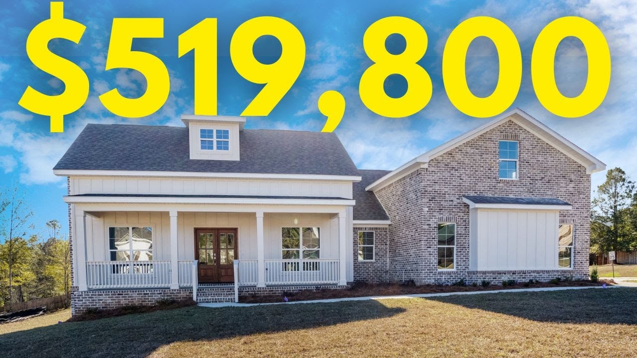 Inside a New Build Craftsman Style Home in Spanish Fort, Alabama! YouTube