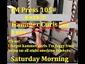 JM Press Arm Wrestling Training 105# Todd Hutchings