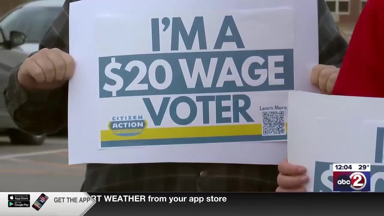 Voters head to Madison to push for higher minimum wage