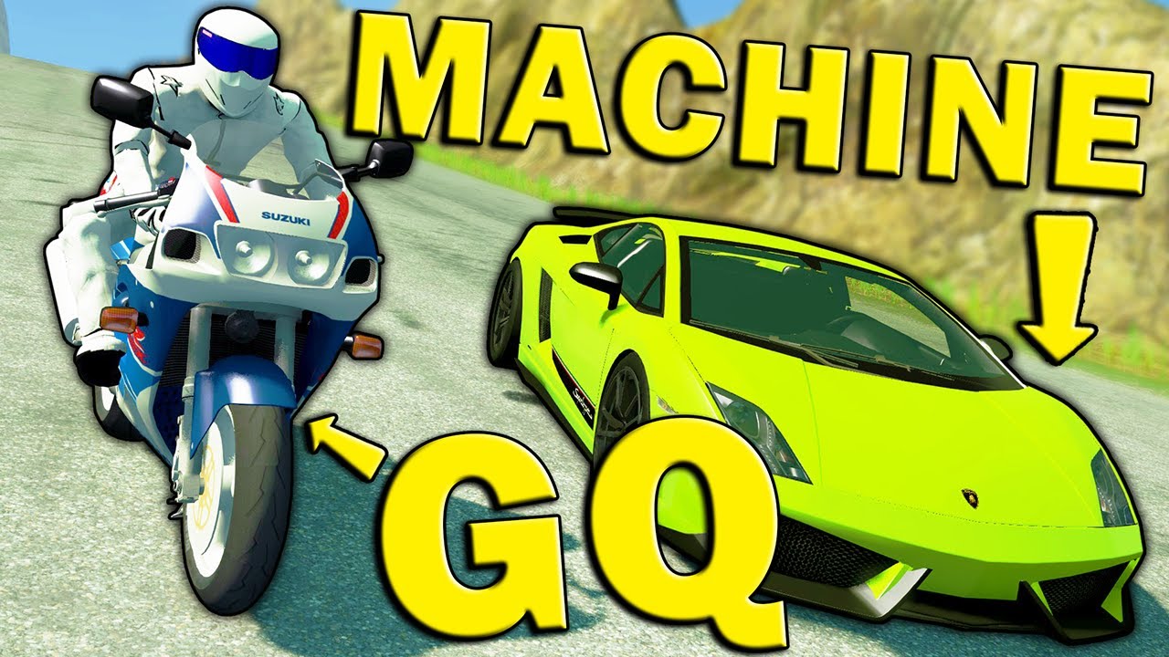 ACELERANDO na LADEIRA com UMA MOTO ESPORTIVA! BeamNG.drive MULTIPLAYER