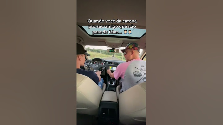 Quando você dá carona para aquele amigo que não para de falar.......