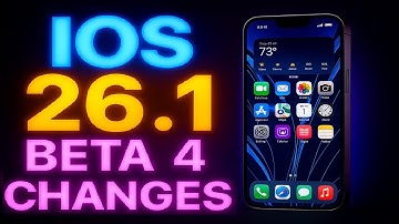 iOS 26.1 Beta 4 – Liquid Glass Toggle, Camera Fixes & New Settings | iOS 26.1 Beta 4 What