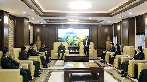 Thượng tướng Hoàng Xuân Chiến, Thứ trưởng Bộ Quốc phòng thăm, chúc tết tỉnh Quảng Ninh