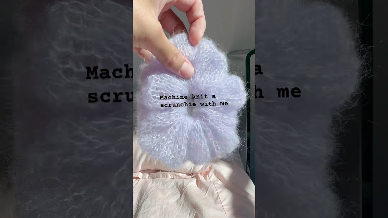 Silk Mohair Scrunchie process! 