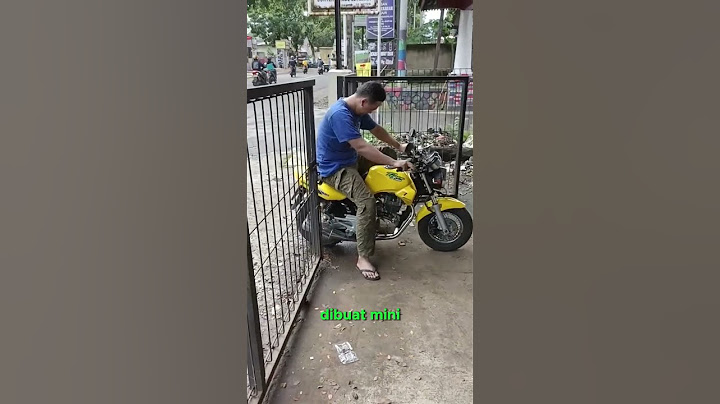 Honda tiger jadi motor mini