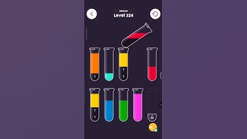 Color Water Puzzle Sort Video❤️Level 324 #games #puzzle #gameplay #watercolorsort #puzzlegame