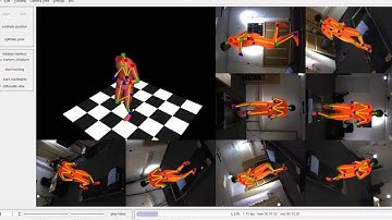 Markerless motion tracking - demo of running