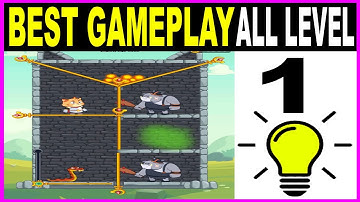 Save the Cat - Pull The Pin Best Gameplay Walkthrough Part 1 - All Levels Solutions Android IOS