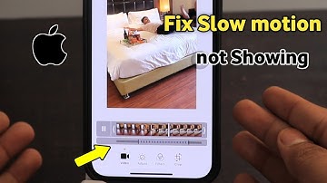 Fix slow motion option not showing in iphone | Slow motion video editing on iphone