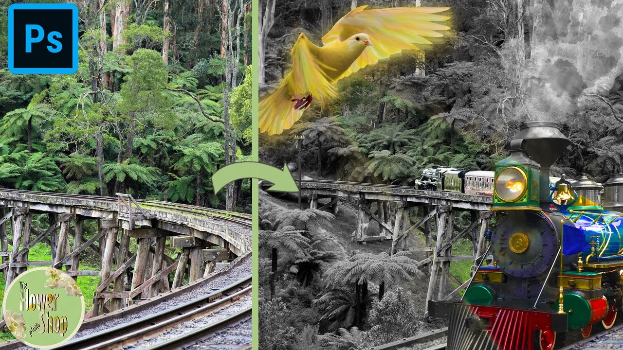 Keep looking for that ray of hope! Photoshop Speed Art