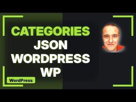 Wordpress: How to list categories and subcategories in JSON format? (2 Solutions!!)