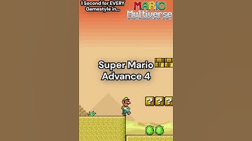 (Mario Multiverse) 1 SECOND for EVERY GAMESTYLE! #mariomultiverse #mario #gaming #mariomaker2