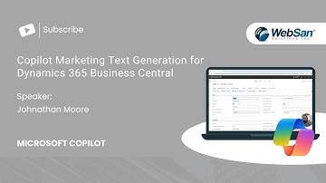 Copilot Marketing Tekstgeneratie voor Dynamics 365 Business Central