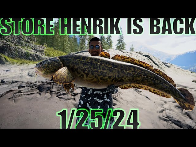 Store Henrik The Legendary Fish For This Week 1/25/24 - Norway