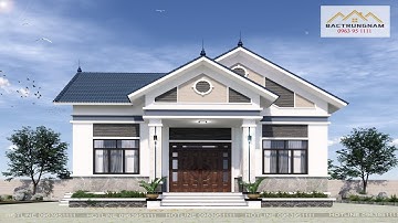 BTN - MẪU NHÀ CẤP 4 MÁI THÁI ĐẸP NHẤT VÙNG QUÊ NÔNG THÔN