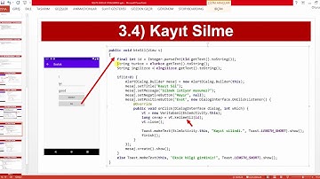 Android Studio - SQLite ile Sözlük Uygulaması (2.Bölüm)
