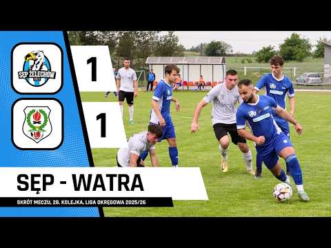 Sęp 1:1 Watra Mrozy - skrót meczu 28. kolejki spotkań siedleckiej LO 2025/26