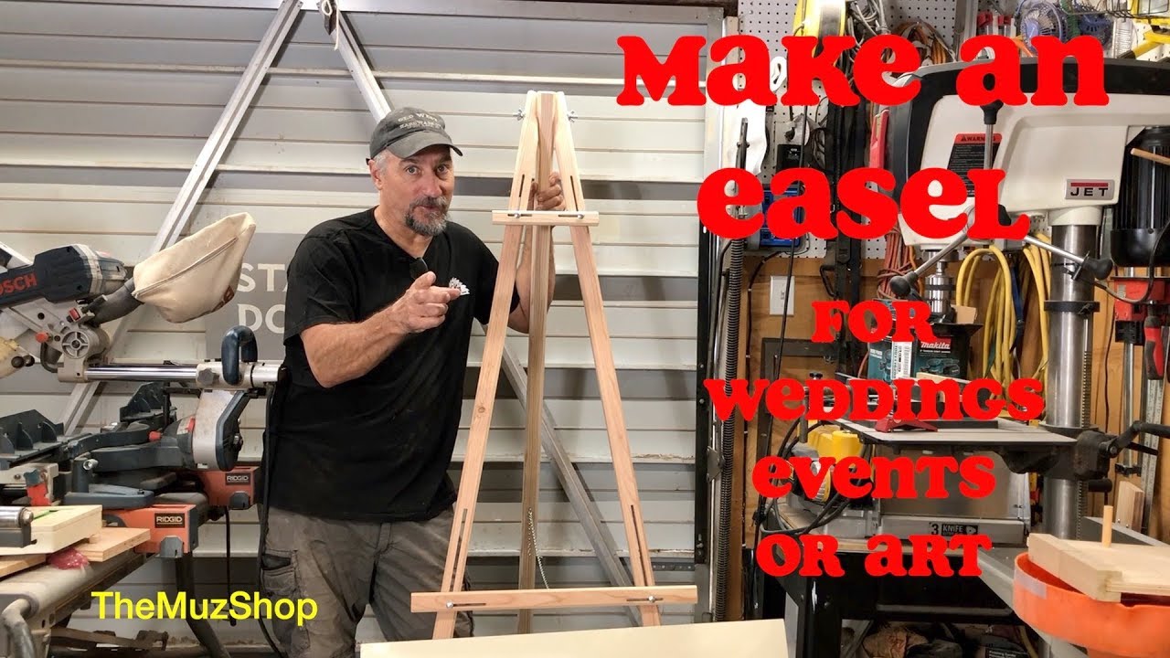How To Make An Easel For Art, Weddings Or Events
